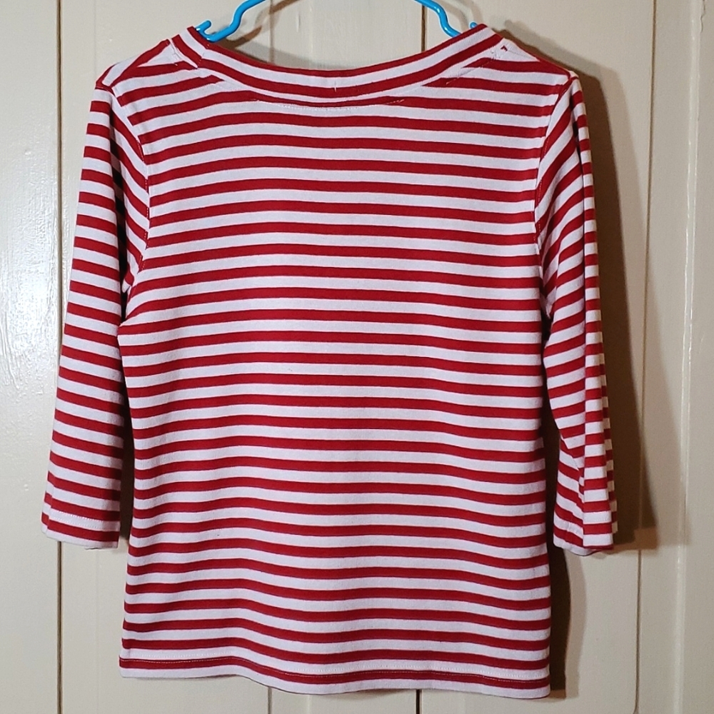 Bobbie Brooks Striped Blouse - Picture 5 of 7